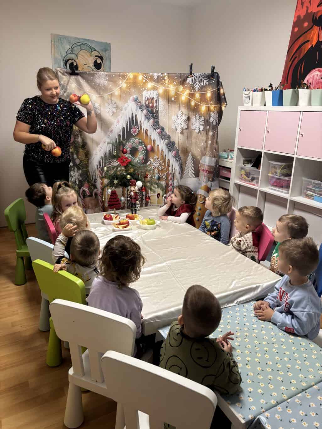Ochutnávka jabĺčok LUNYS v školke ARTík Senec